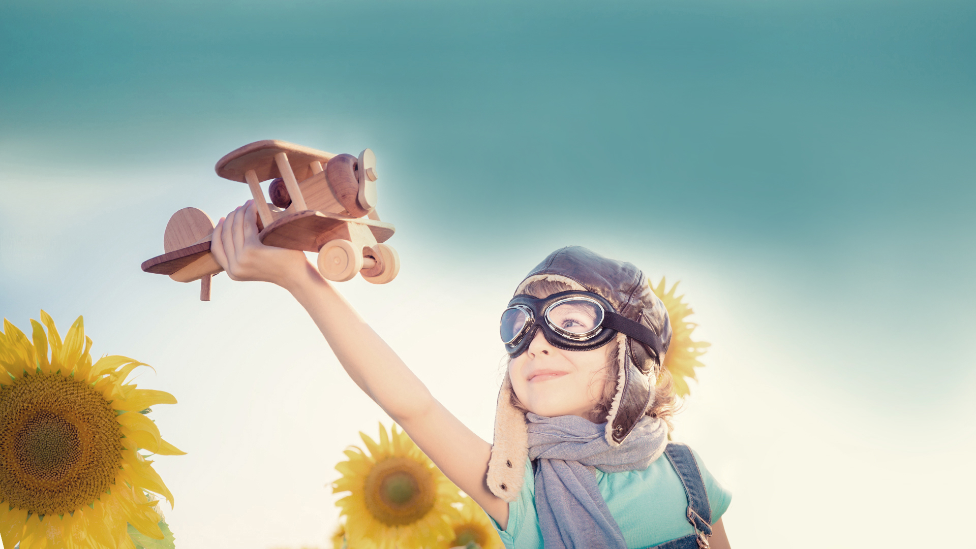 girl having fun playing