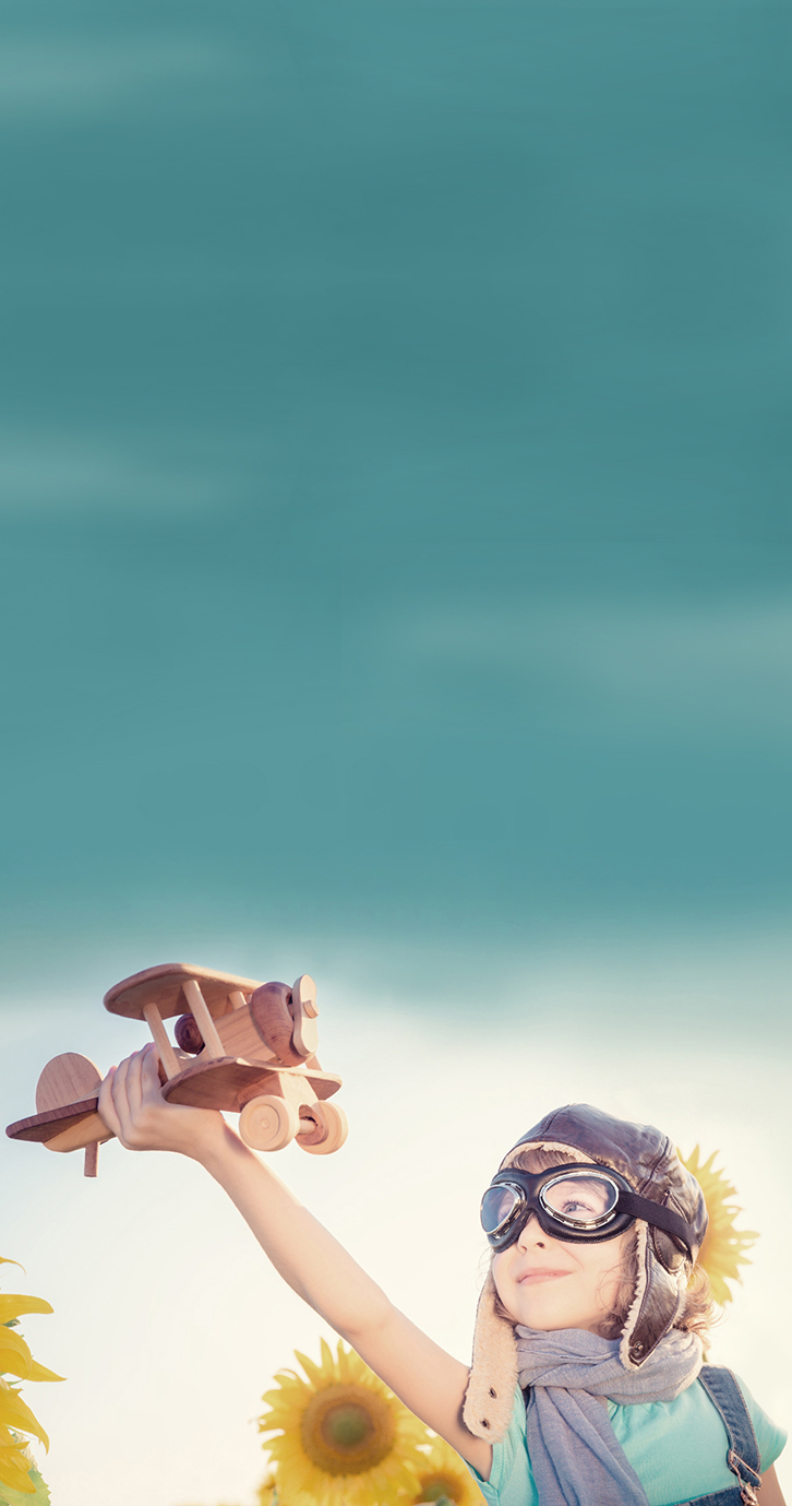 girl having fun playing